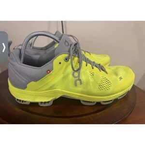 On Running Cloudsurfer Shoes Men's Size 10.5 Yellow (Neon/Gray) Running Trainers